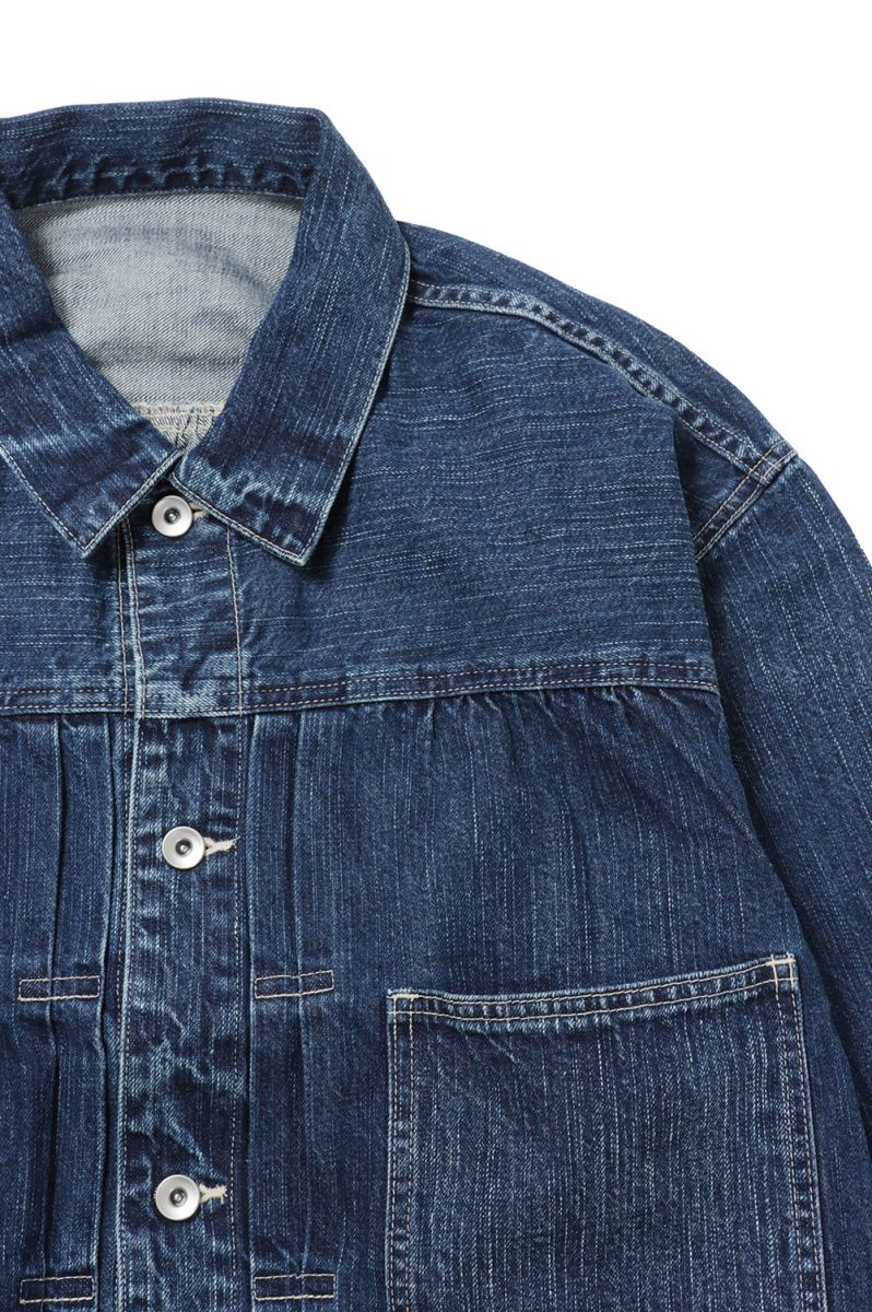 Porter Classic STEINBECK DENIM JACKET -NAVY-